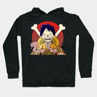 Skeleton Luffy Hoodie